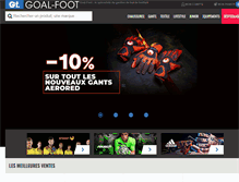 Tablet Screenshot of goal-foot.com
